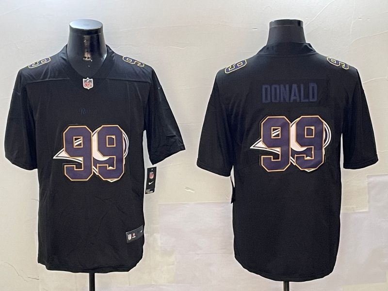 Men Los Angeles Rams #99 Donald Black 2024 Nike Limited NFL Jersey style 1->washington redskins->NFL Jersey